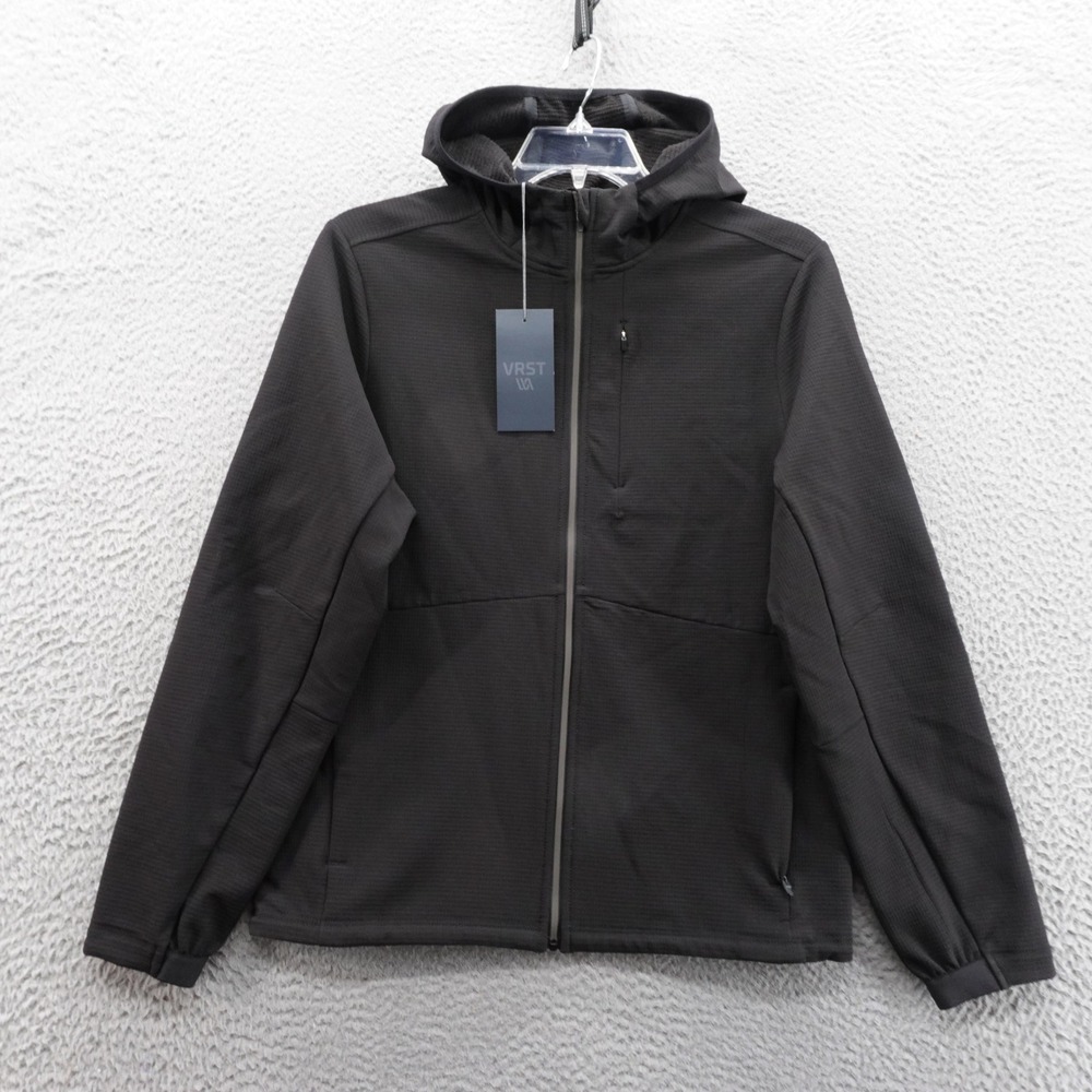 VRST Cold Weather Performance Jacket Small Black Mens Hooded Wind Resistant‎ NWT